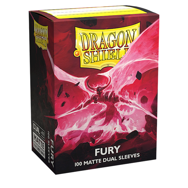 Dragon Shield Dual Matte Sleeves - Fury 100