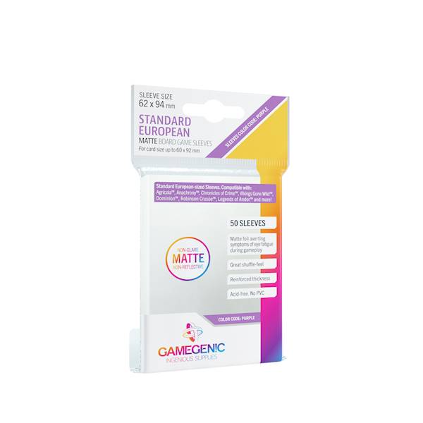 Gamegenic: Matte Standard European Sleeves