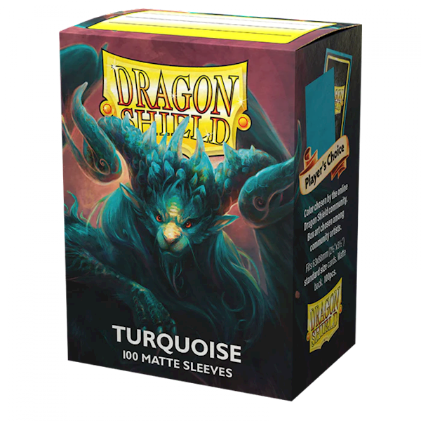 Dragon Shield Matte Sleeves - Turquoise 100