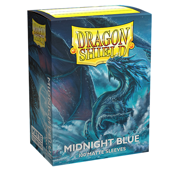 Dragon Shield Matte Sleeves - Midnight Blue 100