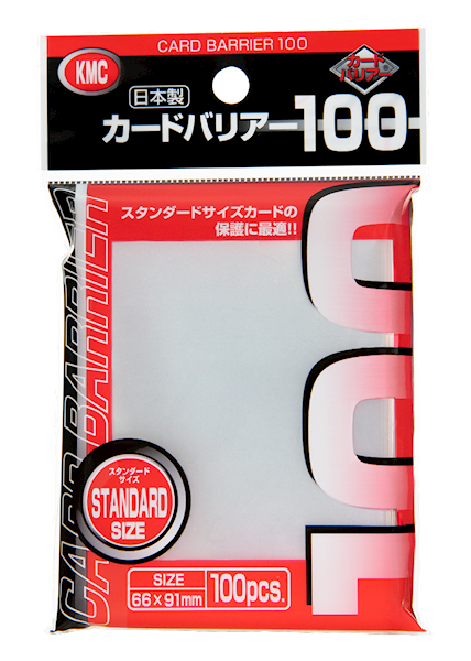 KMC Standard Sleeves - Card Barrier 100