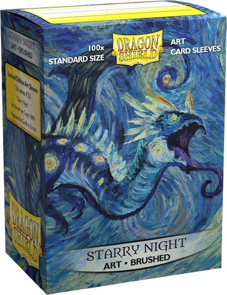 Dragon Shield Art Brushed - Starry Night