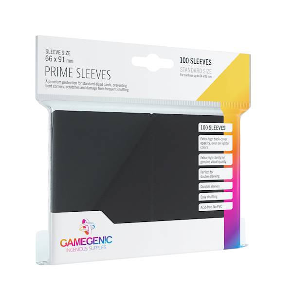 Gamegenic: Prime Sleeves - Black