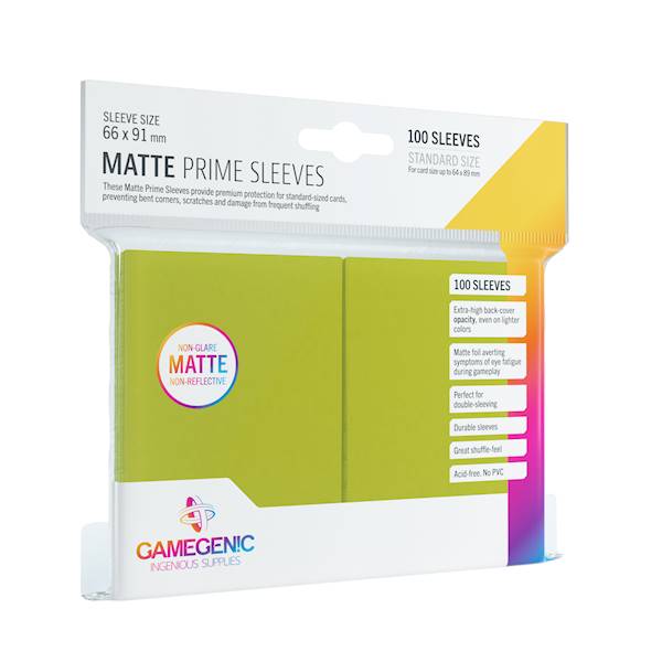 Gamegenic: Matte Prime Sleeves - Lime