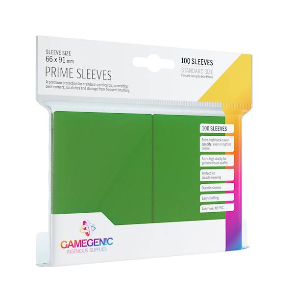 Gamegenic: Prime Sleeves - Green