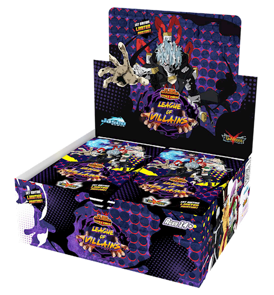 MHA CCG - S4 League of Villians 1st Ed Booster Box