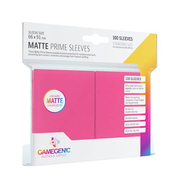 Gamegenic: Matte Prime Sleeves - Pink