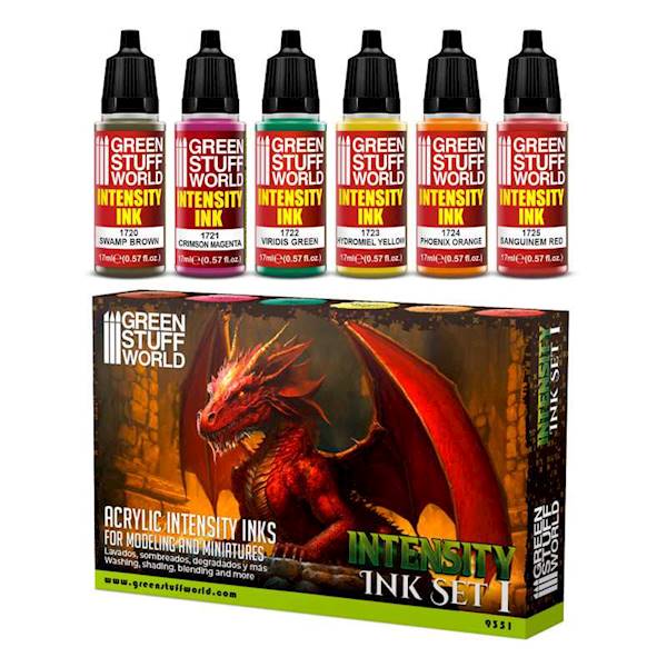 GSW - Set x6 Intensity Inks - Set 1