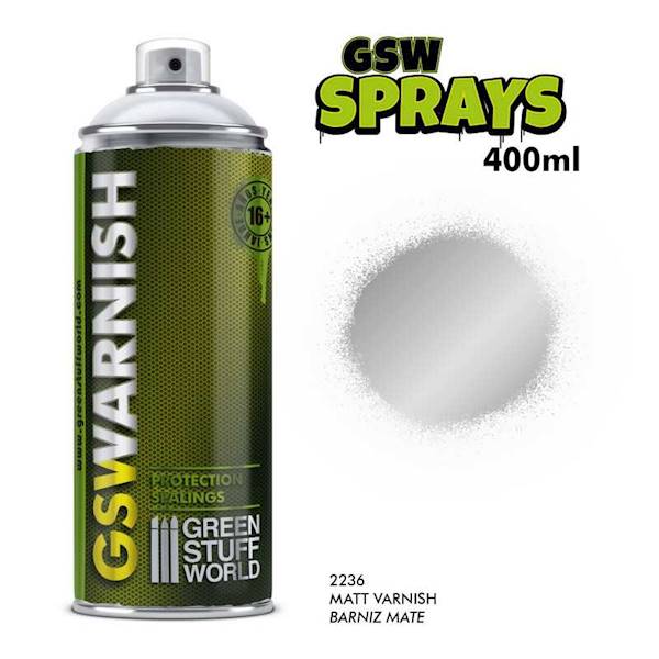 GSW - SPRAY MATT Varnish 400ml