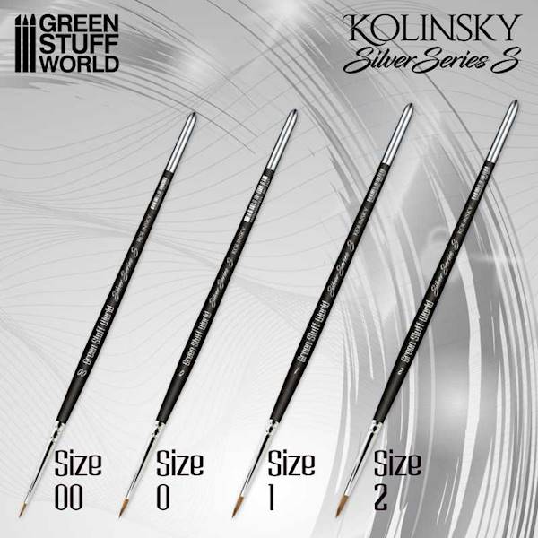 GSW - Kolinsky Brush Set - Silver Series S