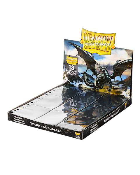 Dragon Shield 18-Pocket Clear Pages - 50 szt.