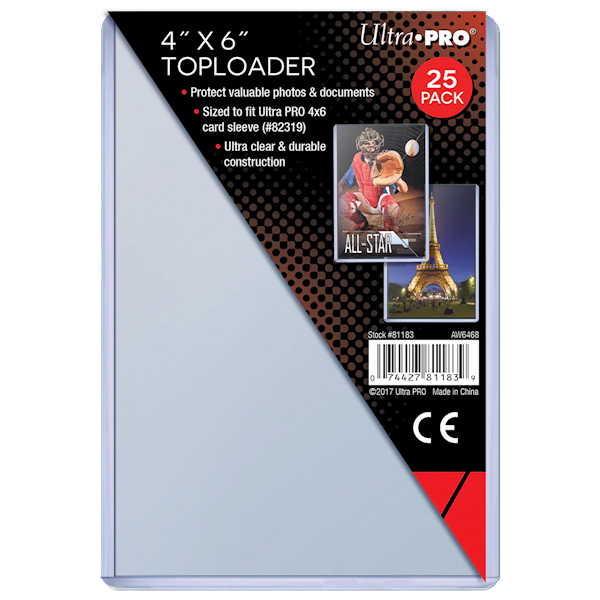 Ultra Pro Toploader Premium 4" x 6" (25 szt.)