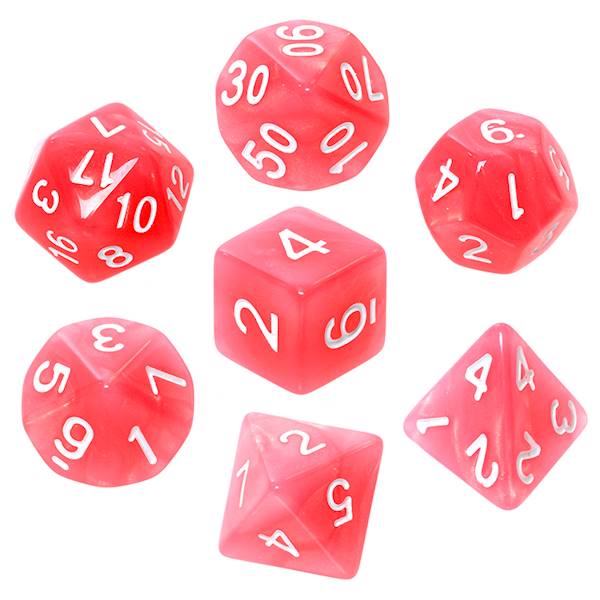 Komplet kości RPG - Kamienie Księżycowe - Awentury