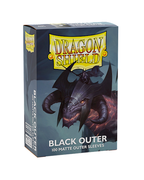 Dragon Shield Outer Sleeves - Matte Black