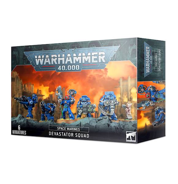 Space Marines: Space Marine Devastator Squad