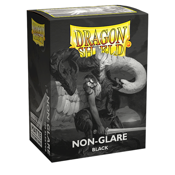Dragon Shield Matte Non-Glare Sleeves - Black V2