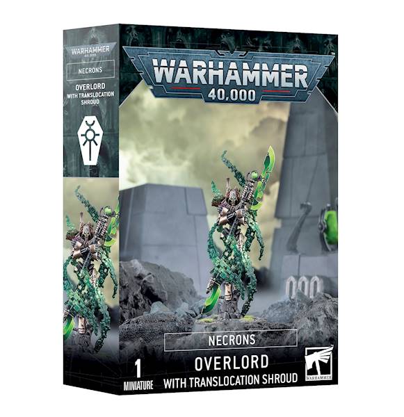 WH40K: Necrons: Overlord with Translocation Shroud