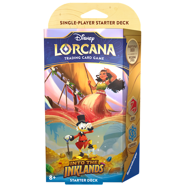 Disney Lorcana: Into the Inklands Starter Deck - Ruby Sapphire