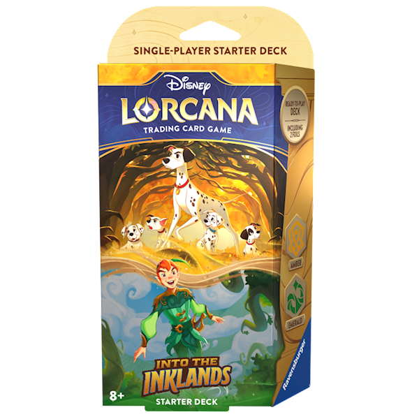 Disney Lorcana: Into the Inklands Starter Deck - Amber Emerald