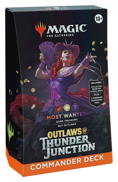 MTG Outlaws of Thunder Junction Commander Deck - Most Wanted