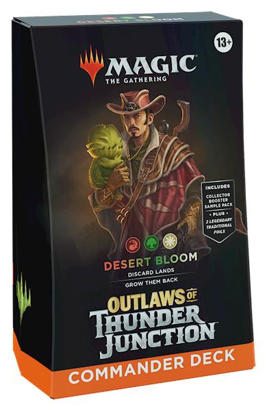 MTG Outlaws of Thunder Junction Commander Deck - Desert Bloom