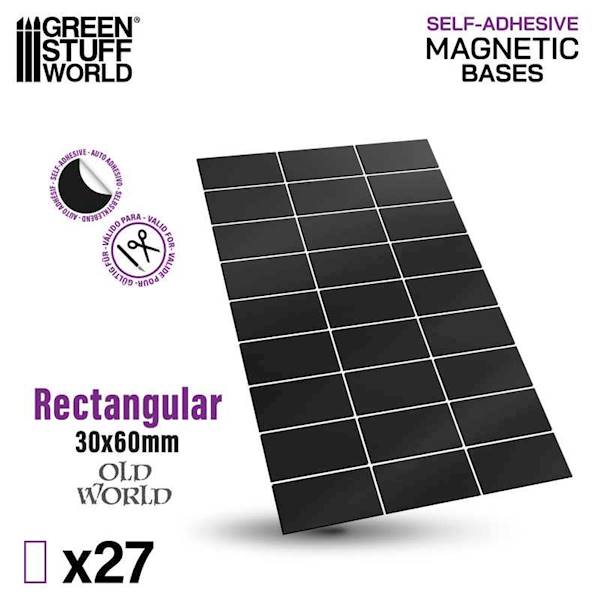 GSW - Rectangular Magnetic Sheet 30x60mm