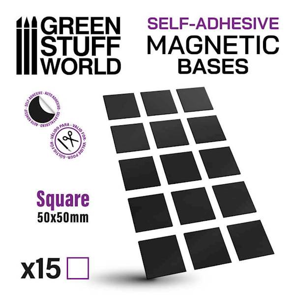 GSW - Square Magnetic Sheet SELF-ADHESIVE - 50x50