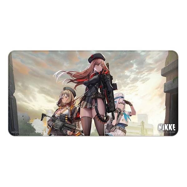 Nikke - XXL Mousepad Rapi, Anis & Neon Ver. 01