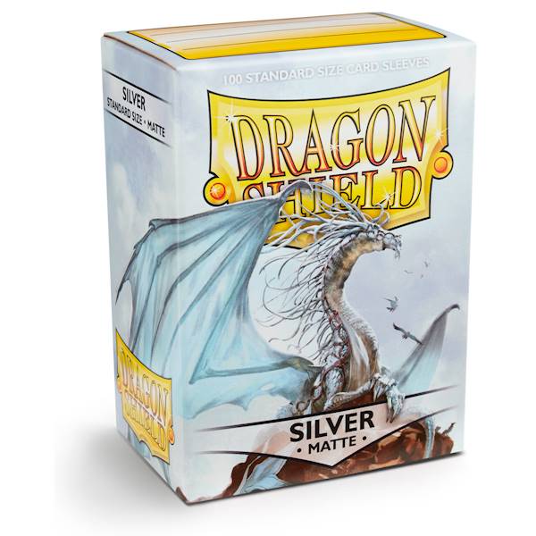 Dragon Shield Matte Sleeves - Silver 100