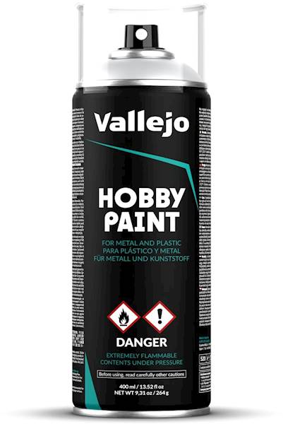 Vallejo: Hobby Paint Spray - Grey Primer 400ml