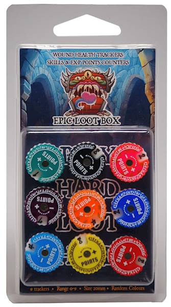 Epic Loot Box - Trackers Counters, Range 0-9 20mm