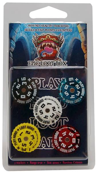 Epic Loot Box - Trackers Counters, Range 0-59 25mm