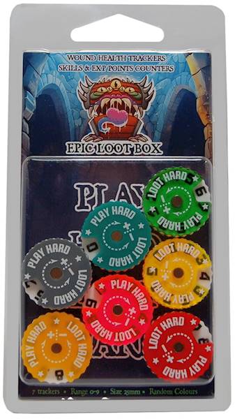 Epic Loot Box - Trackers Counters, Range 0-9, 25mm