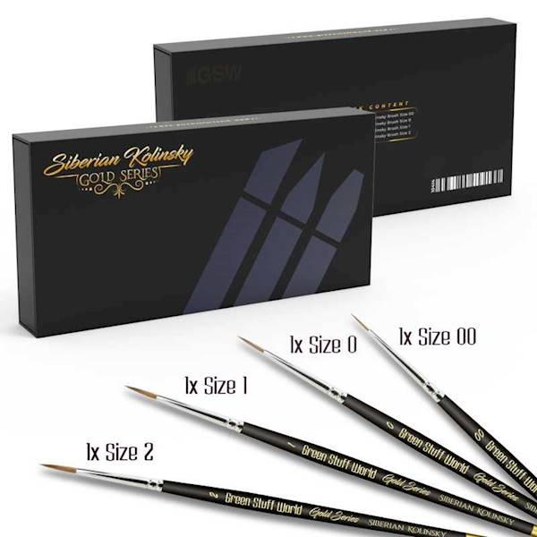 GSW - Premium Paint Brushes - GOLD SERIES
