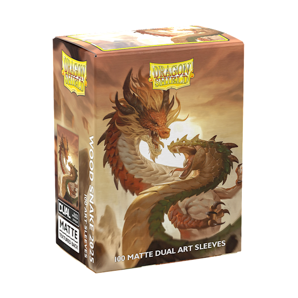 Dragon Shield Dual Matte Art - Wood Snake 2025