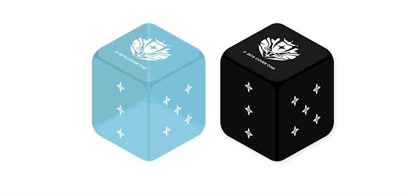 Hololive Official Card Game Dice - Blue & Black