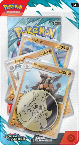 Pokemon TCG: SV09 Journey Together Premium Blister - Rhyperior