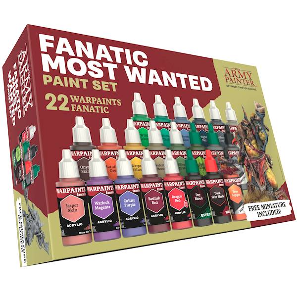Army Painter - Fanatic - Most Wanted Paint Set