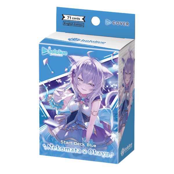 Hololive Official Card Game Start Deck SD03 - Blue Nekomata Okayu - EN