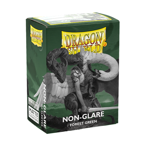 Dragon Shield Matte Non-Glare Sleeves Forest Green