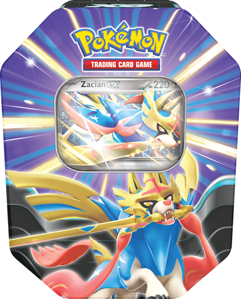 Pokemon TCG: Slashing Legends Tin - Zacian ex
