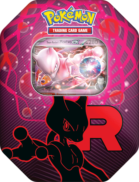 Pokemon TCG: Team Rocket Tin - Mewtwo ex