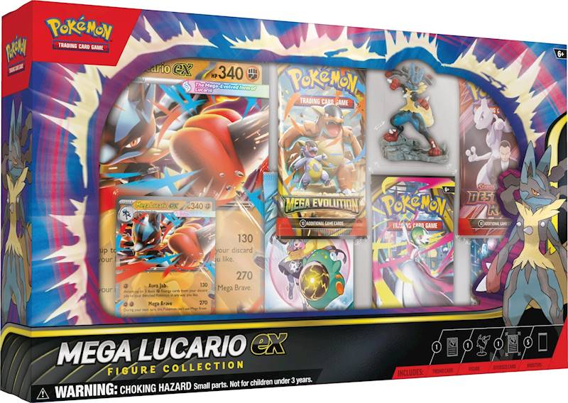 Pokemon TCG: Mega Lucario ex Figure Collection
