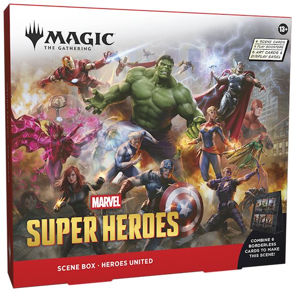 MTG Marvel Super Heroes Scene Box - Heroes United