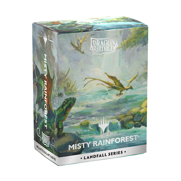 Dragon Shield License Sleeves - Misty Rainforest
