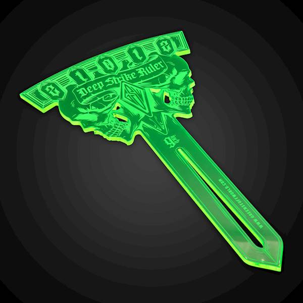 GSW - Deep Strike Ruler Template 9" - Fluor Green