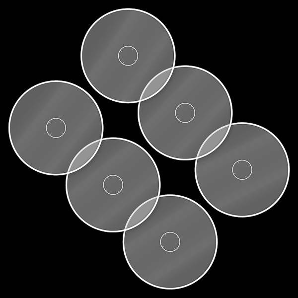GSW - Basic Clear Objective Marker Wh40k comp.