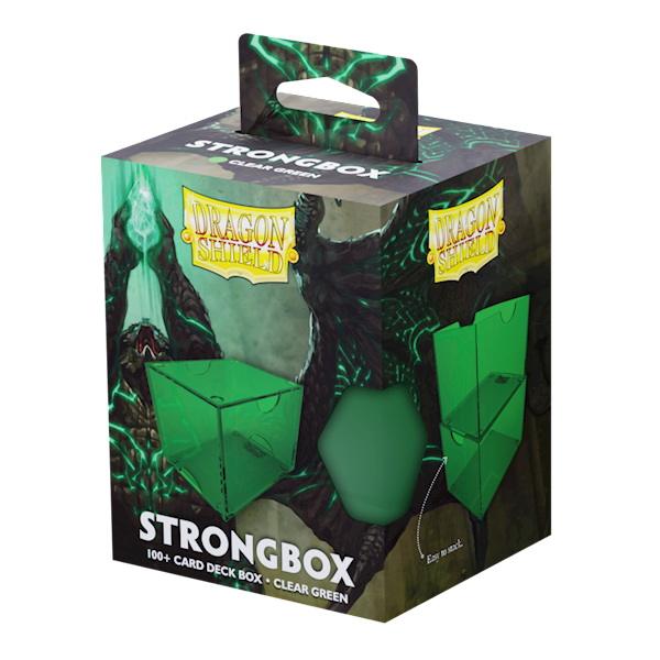 Dragon Shield Strongbox - Clear Green