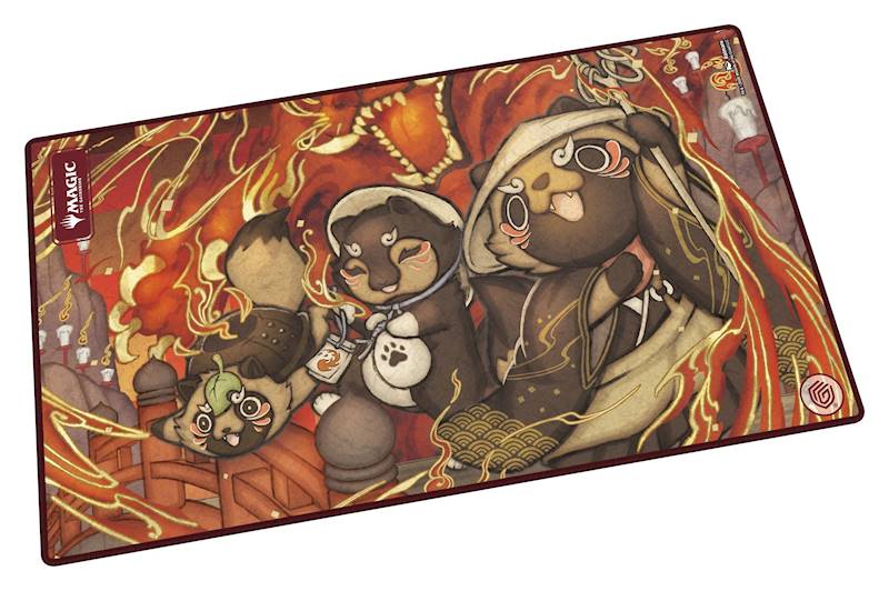 UG - Play-Mat - MTG SOS - Pyretic Ritual