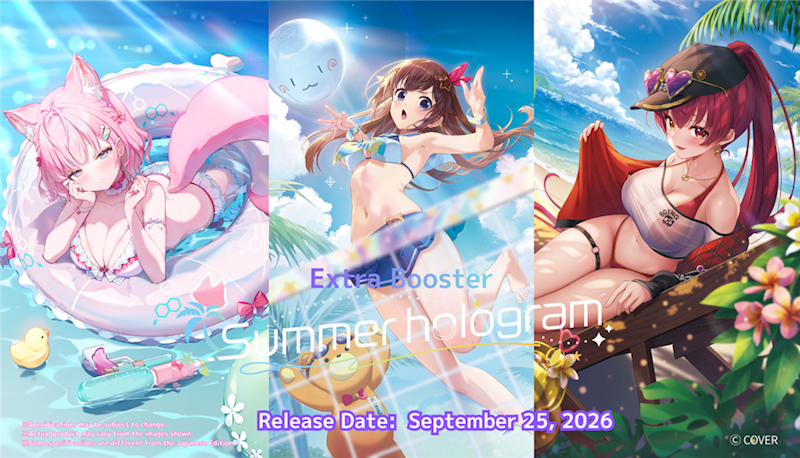 Hololive Official Card Game Summer hologram Extra Booster Box - EN